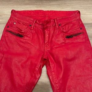 Ralph Lauren Denim & Supply waxed skinny jeans size 28/34